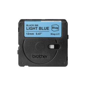 Fita Btagl31 12mmx4mts Azul Claro/Preto