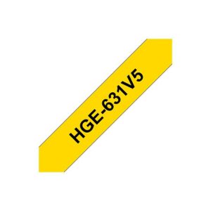 Fita AltaQualidade 12mmx8mts Amarelo/Preto 5un