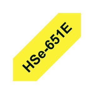 Fita Tubo Termo Retrátil 21mmx1,5m Amarelo/Preto