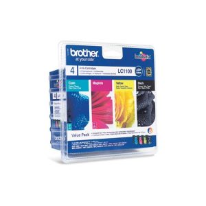Pack Tinteiros Brother LC1100VALBP 4 Cores