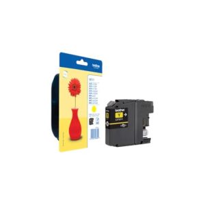 Tinteiro Brother LC121Y Amarelo 3,9ml 300 Pág.