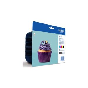 Pack Tinteiros Brother LC123VALBP 4 Cores