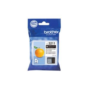 Tinteiro Brother LC3211BK Preto 200 Pág.