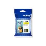 Tinteiro Brother LC421XLY Amarelo 500 Pág.
