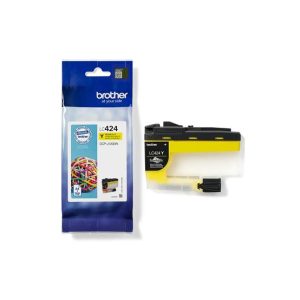 Tinteiro Brother LC424Y Amarelo 750 Pág.