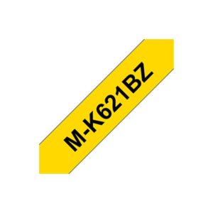 Fita Não Laminada 09mmx8mts Amarelo/Preto