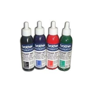 Tinta BROTHER Vermelho para Carimbos 20cc