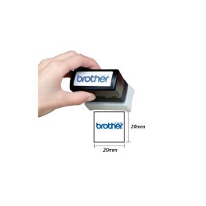 Carimbo 20x20mm Azul Brother PR2020E6P 6un