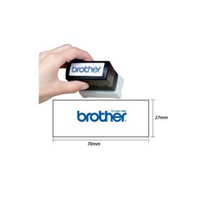 Carimbo 27x70mm Preto Brother PR2770B6P 6un