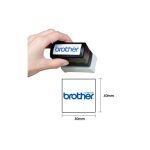 Carimbo 30x30mm Preto Brother PR3030B6P 6un