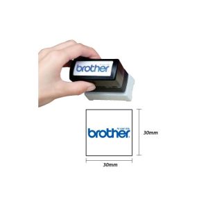 Carimbo 30x30mm Preto Brother PR3030B6P 6un