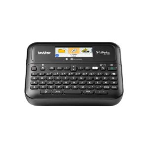 Brother P-Touch PT-D610BTVP - Etiquetadora - P/B - tranferência térmica - 24 mm de largura - 180 x 360 dpi - até 30 mm/ s - USB, Bluetooth - cortador - impressão em espelho, impressão vertical - preto