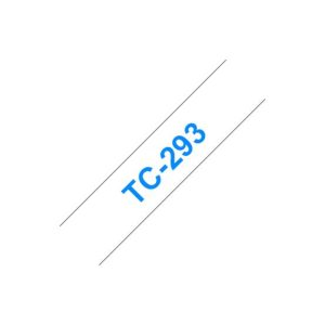 Fita Laminada 09mmx7,7mts Branco/Azul
