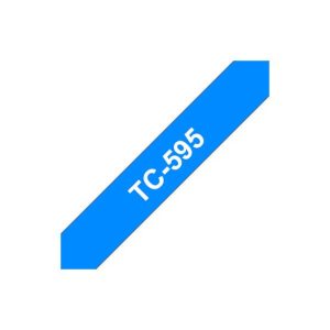 Fita Laminada 09mmx7,7mts Azul/Branco