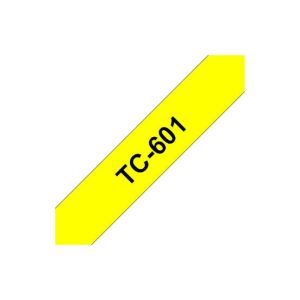 Fita Laminada 12mmx7,7mts Amarelo/Preto