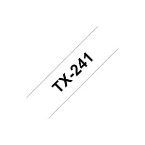Fita Laminada 18mmx15mts Branco/Preto