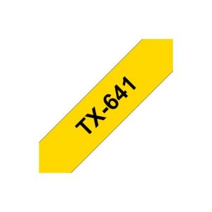 Fita Laminada 18mmx15mts Amarelo/Preto
