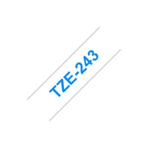 Fita Laminada 18mmx8mts Branco/Azul