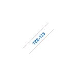 Fita Laminada 12mmx8mts Transparente/Azul