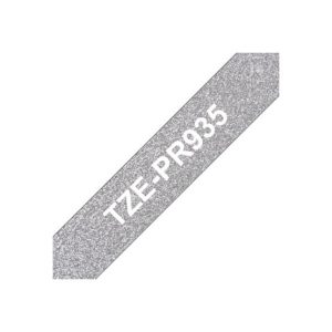 Fita Laminada 12mmx8mts Premium Prata/Branco