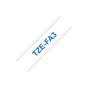 Fita Têxtil 12mmx3mts Branco/Azul