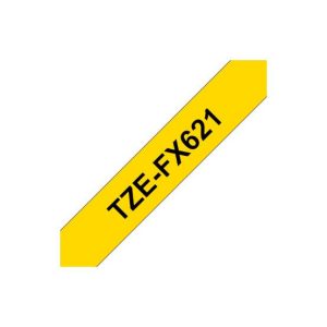 Fita Laminada Flexivel 09mmx8mts Amarelo/Preto