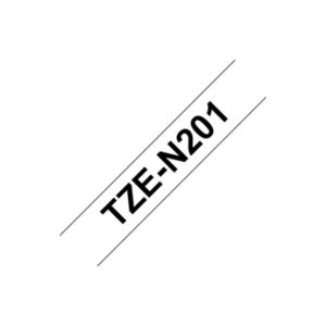 Fita Não Laminada 03,5mmx8mts Branco/Preto