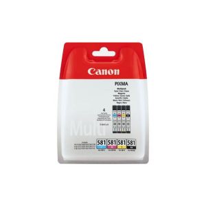 Pack Tinteiros Canon 581 4 Cores 2103C004 5,6ml