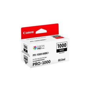 Tinteiro Canon PFI-1000 Preto Matte 0545C001 80ml