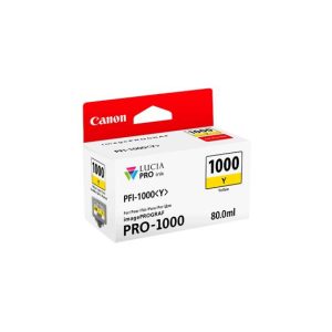 Tinteiro Canon PFI-1000 Amarelo 0549C001 80ml