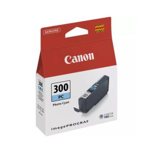 Tinteiro Canon PFI-300 Azul Foto 4197C001 14,4ml