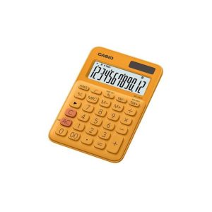 Calculadora Secretária Casio MS20UCRG Laranja 12 Dígitos
