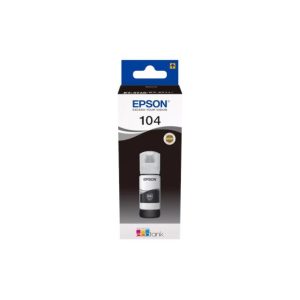 Epson EcoTank 104 - 65 ml - preto - original - tanque de tinta - para P/N: C11CL59409CA, C11CL62402, C11CL62403, C11CL62424, C11CL63401, C11CL63402