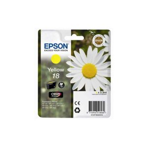Tinteiro Epson 18 Amarelo C13T18044010 3,3ml