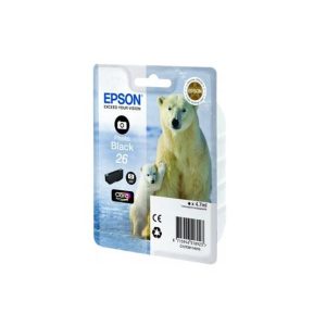 Tinteiro Epson 26 Preto Foto C13T26114010 4,7ml