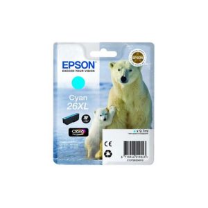 Tinteiro Epson 26XL Azul C13T26324010 9,7ml