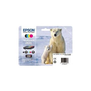 Pack Tinteiros Epson 26XL 4 Cores C13T26364010