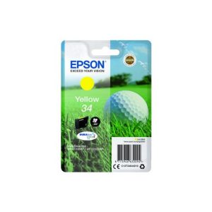 Tinteiro Epson 34 Amarelo C13T34644010 4,2ml 300 Pág.