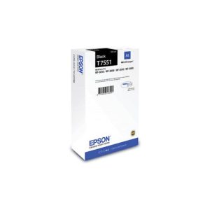 Tinteiro Epson T7551 Preto C13T755140 100ml 5000 Pág.