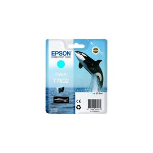 Tinteiro Epson T7602 Azul C13T76024010 25,9ml