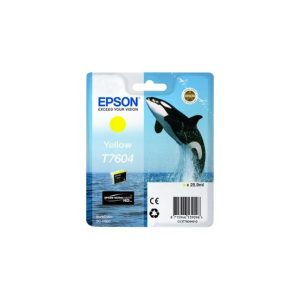 Tinteiro Epson T7604 Amarelo C13T76044010 25,9ml