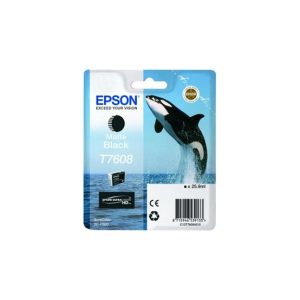 Tinteiro Epson T7608 Preto Matte C13T76084010 25,9ml