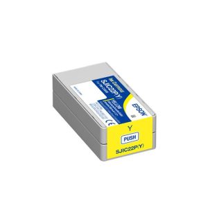 Tinteiro Epson SJIC22P Amarelo C33S020604 32,5ml