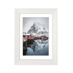 Moldura Madeira 15x20cm Oslo Branco