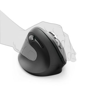 Rato Wireless Ergonómico Vertical EMW-500L Mão Esquerda