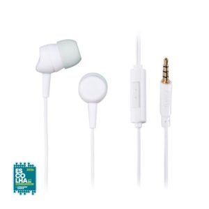 Auriculares Jack 3.5mm In-Ear Kooky Branco