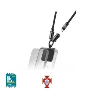 Cabo USB-C 2.0 Lanyard FPF 1,2m Preto