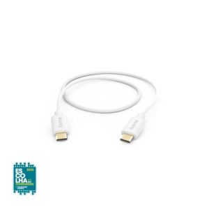 Cabo USB-C 2.0 para USB-C 1m Branco