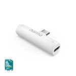 Adaptador Áudio/Carregador USB-C para Jack 3,5mm Branco