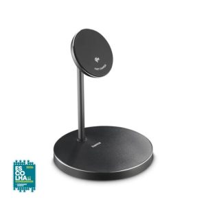 Carregador Wireless Qi2 15W com Suporte Preto